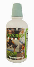 Oxy Rich Aloe Vera Toddy contains no sugars, fillers or starches and has a natural cherry berry flavor. 