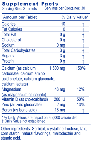 King Calcium is important in supporting healthy bones, teeth, heart, blood pressure, hormones, headaches, sleeplessness, nerves, digestion and the colon.* 