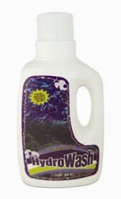 HYDRO WASHLiquid Laundry Detergent is 100% phosphate free, completely biodegradable, perfume and dye free with an organic fragrance. This product is also recommended for those with sensitive skin and for baby clothes.