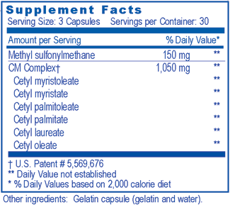 One of the newest additions to the growing family of Youngevity's® tablets and capsules. CM Plus™ contains CM Complex, which has been medically and scientifically demonstrated to promote the relief of joint and related discomfort.