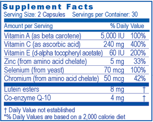 Vitamin A is great for our eyes, but now phytonutrients such as Lutein have also been showing positive results in promoting optimal eye health. 